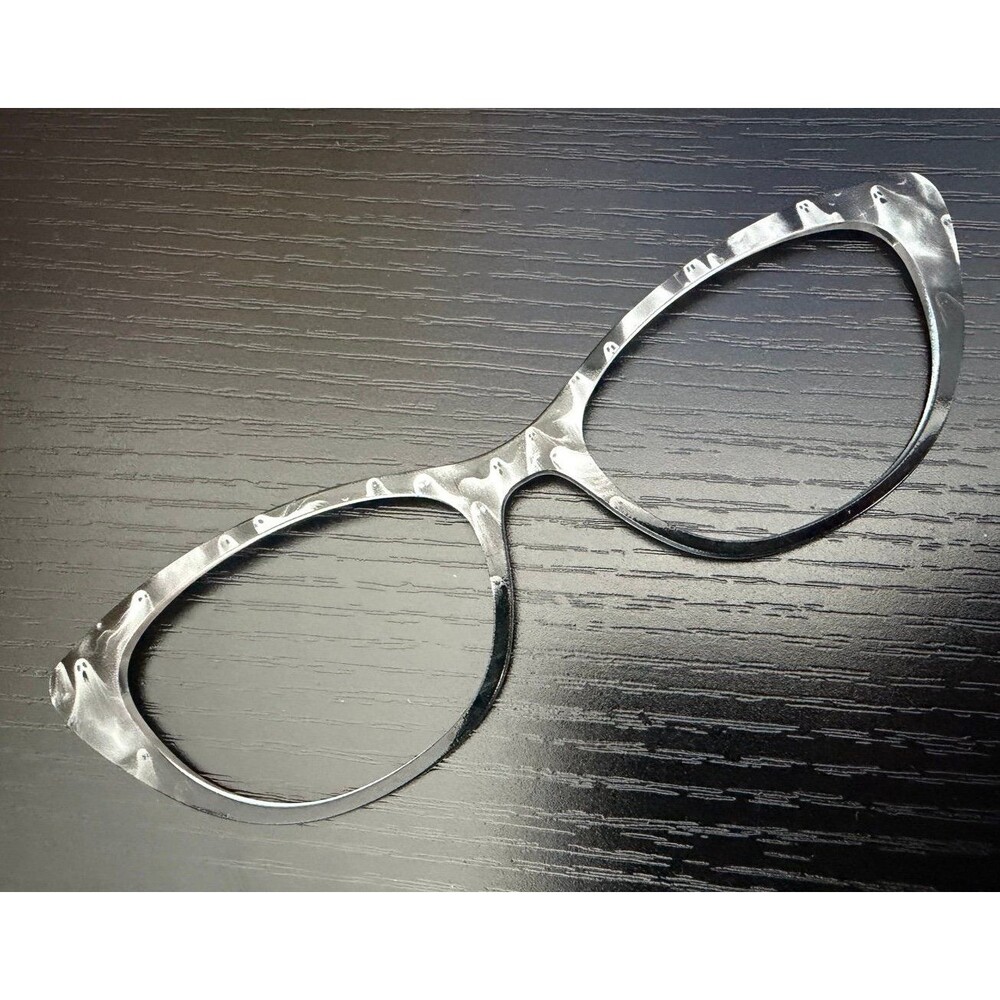 Ella Magnet Toppers for Pair Eyewear Glasses Ghosts Black & White Frames